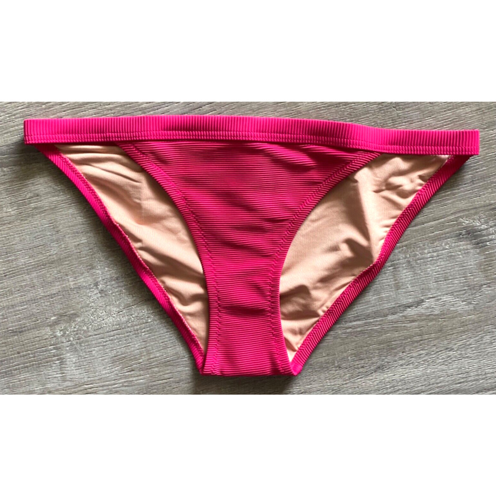 J.Crew Hipster Bikini Bottom Women's Size Small Pink NWT Full Coverage BH485